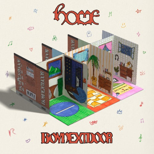 PRE-ORDER: BOYNEXTDOOR 1st Studio Album - HOME (Weverse Albums Ver.) (Random)