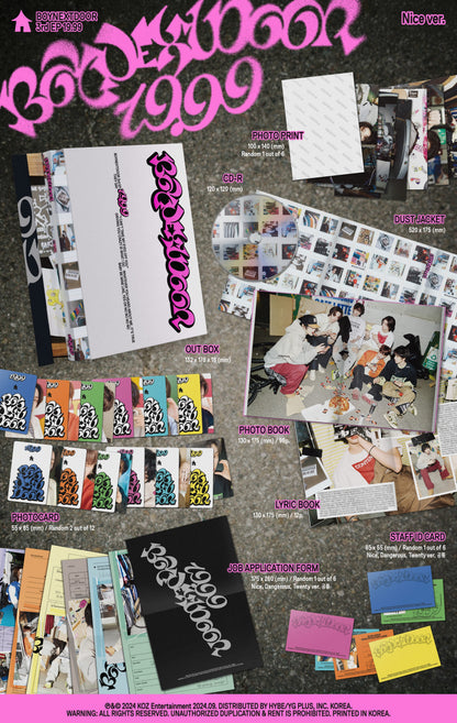 BOYNEXTDOOR 3rd EP – 19.99 (Random)