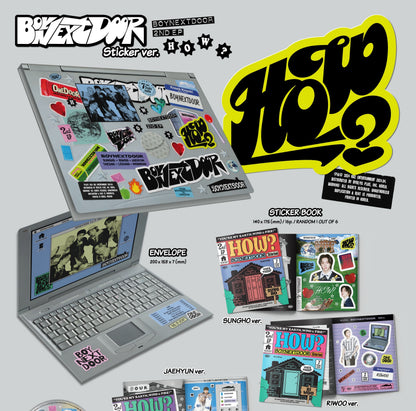 BOYNEXTDOOR 2nd EP – HOW? (Sticker Ver.) (Random)