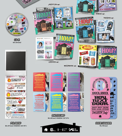 BOYNEXTDOOR 2nd EP – HOW? (Sticker Ver.) (Random)