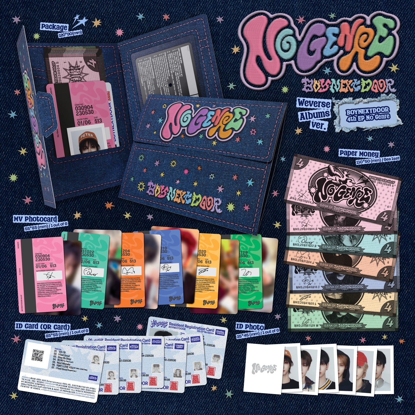 BOYNEXTDOOR 4th EP – No Genre (Weverse Albums Ver.)