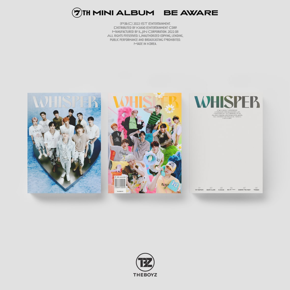 [PRE-OWNED] THE BOYZ Mini Album Vol. 7 - BE AWARE