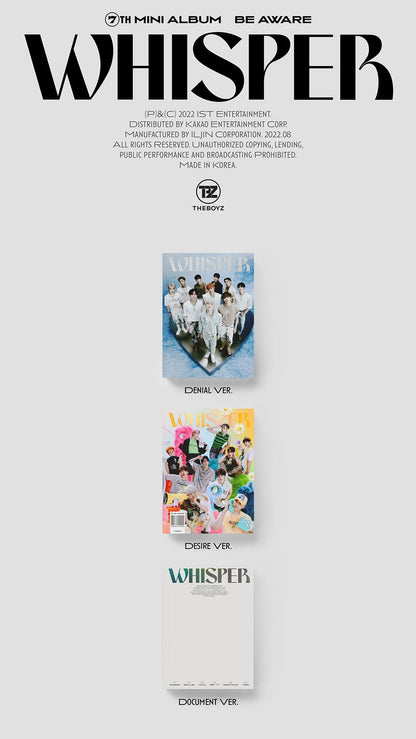 [PRE-OWNED] THE BOYZ Mini Album Vol. 7 - BE AWARE