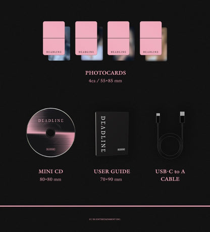 BLACKPINK 3rd Mini Album - DEADLINE (MOODLIGHT Ver.)