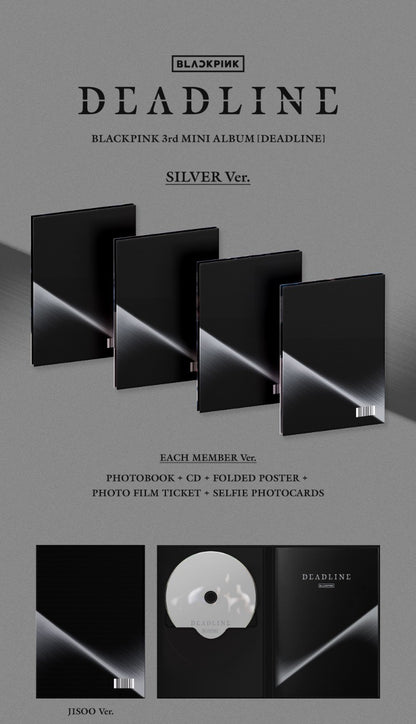 BLACKPINK 3rd Mini Album - DEADLINE (SILVER Ver.)