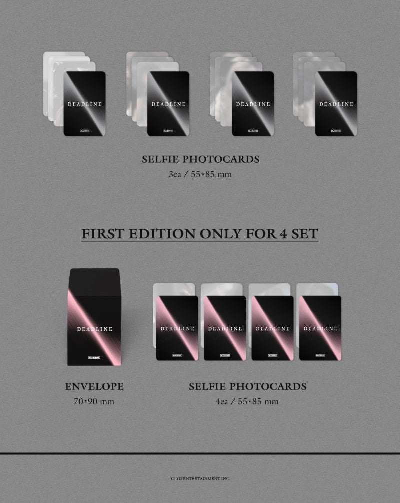 BLACKPINK 3rd Mini Album - DEADLINE (SILVER Ver.)