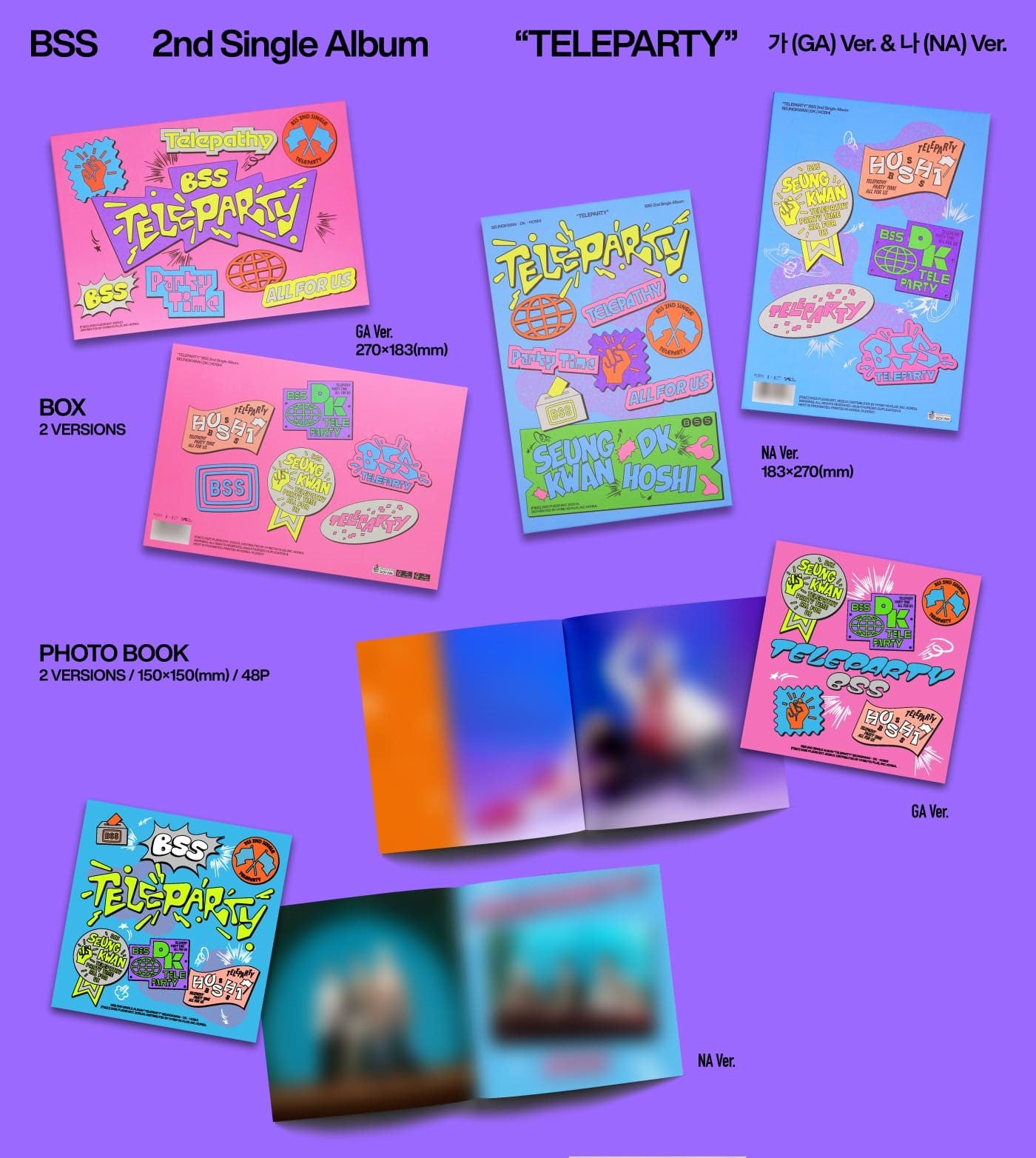 BSS 2nd Single Album – TELEPARTY (Random)