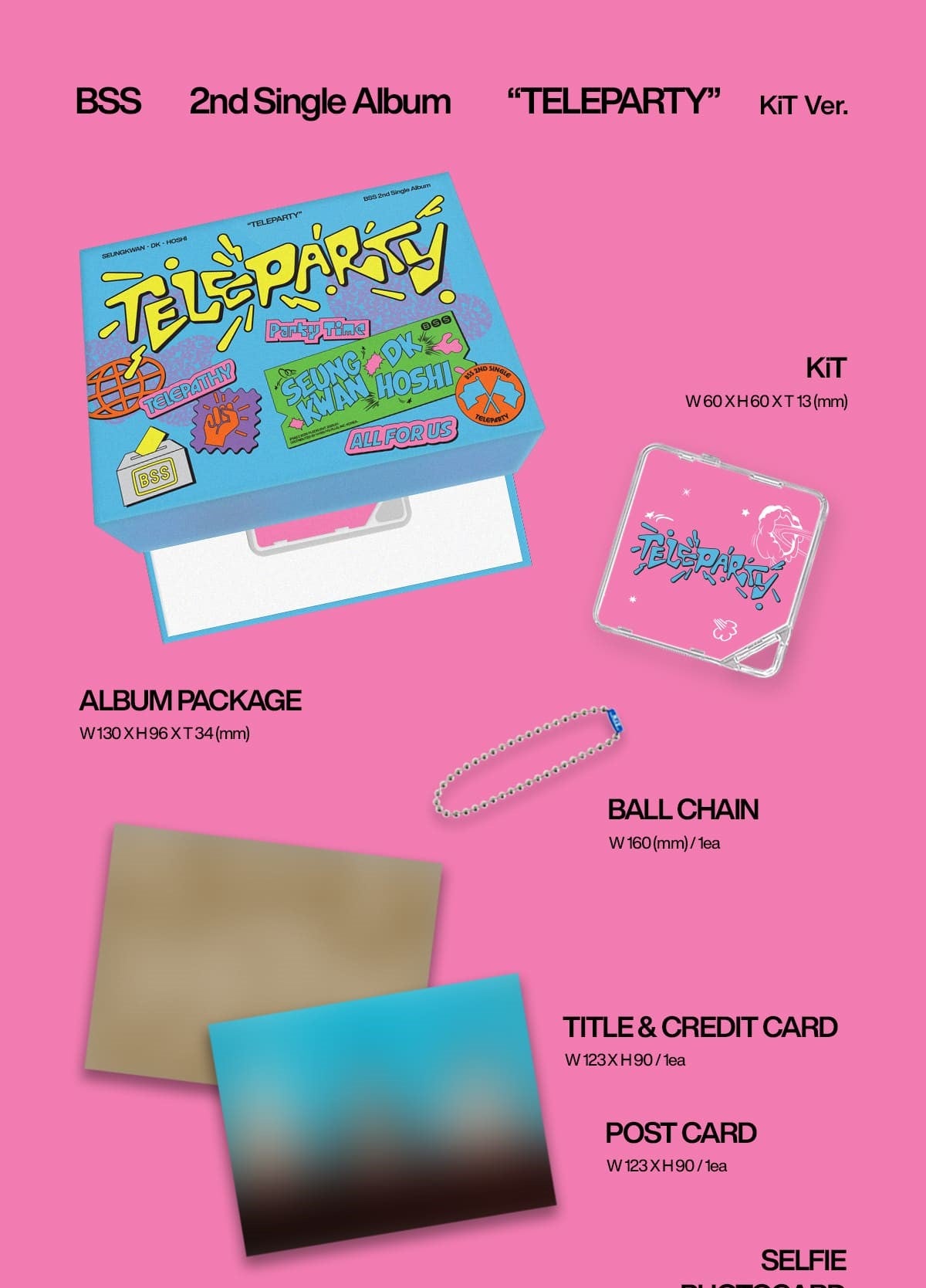 BSS 2nd Single Album – TELEPARTY (KiT Ver.)