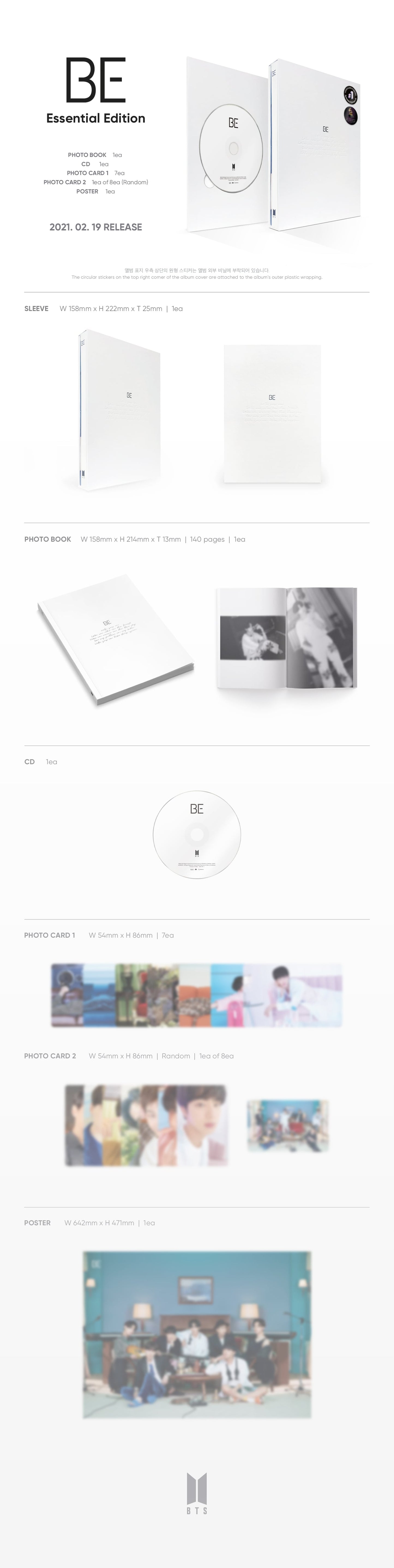BTS Special Album - BE (Essential Edition)
