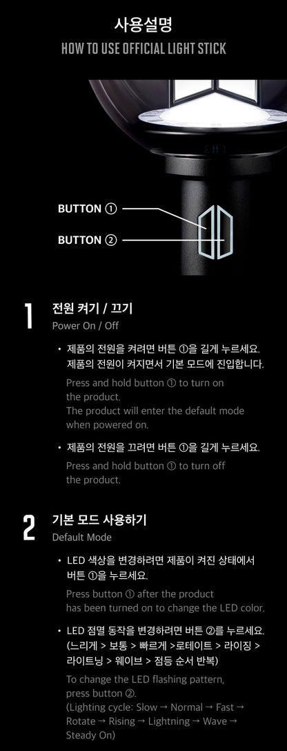 PRE-ORDER: BTS OFFICIAL LIGHT STICK VER.4 [LIMITED STOCK]