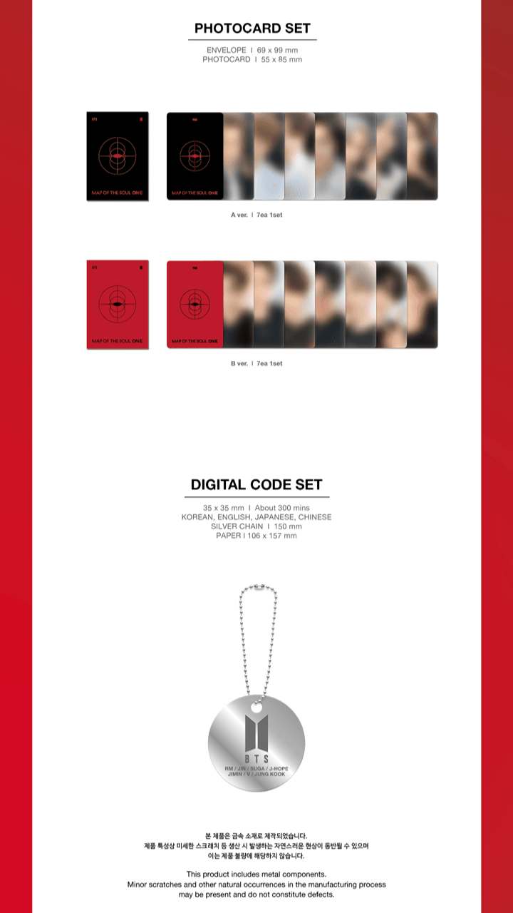 BTS – BTS MAP OF THE SOUL ON:E Digital Code – K-Pop Stop NZ