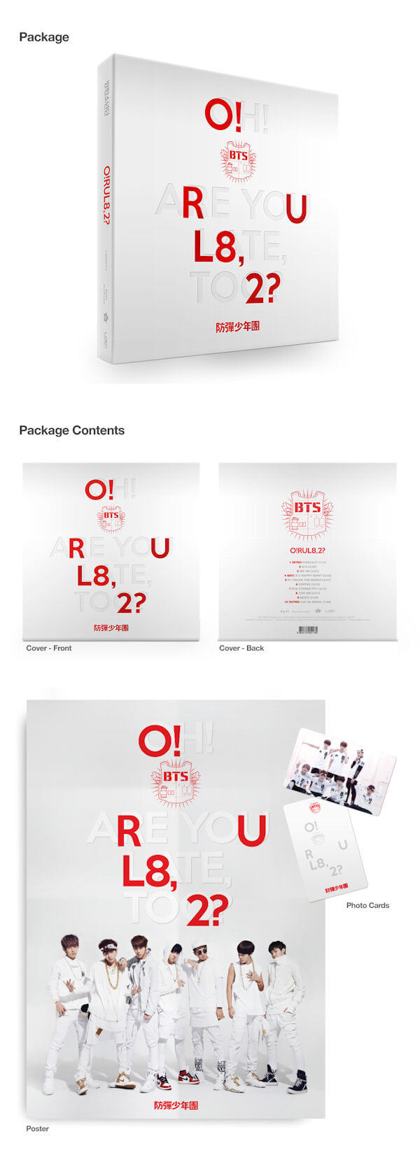 BTS 1st EP Album - O!RUL8,2?