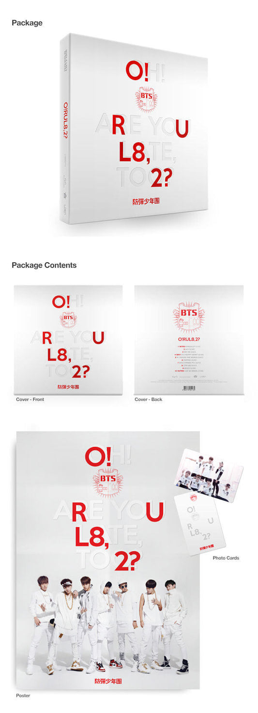 BTS 1st EP Album O!RUL8,2?
