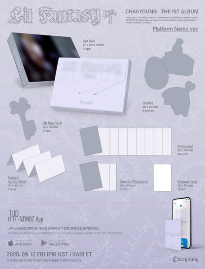CHAEYOUNG (TWICE) – The 1st Album [LIL FANTASY vol.1] (Platform Nemo Ver.)