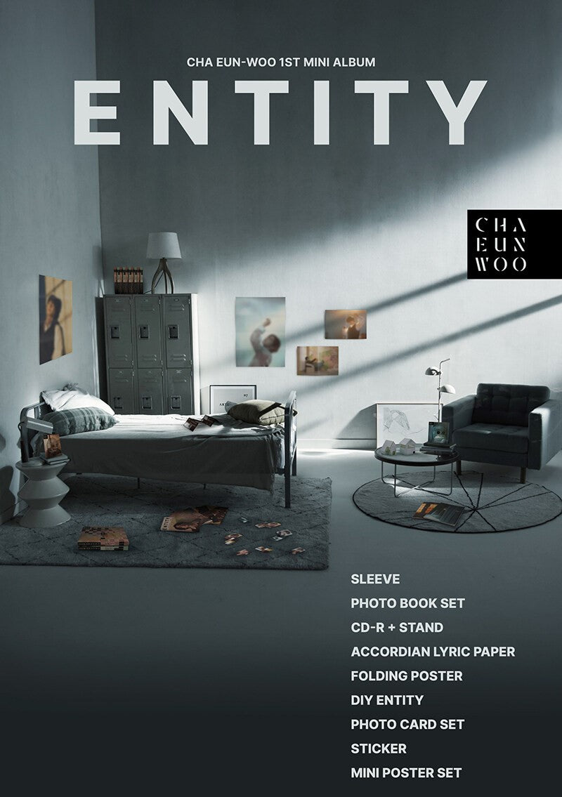 CHA EUN WOO 1ST MINI ALBUM – ENTITY (Random)