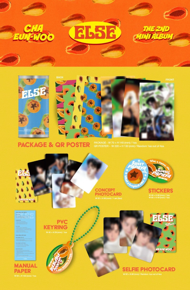 CHA EUN WOO (ASTRO) 2nd Mini Album - ELSE (Kiwee Ver.)