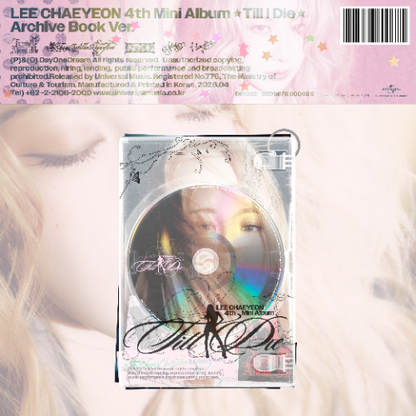 LEE CHAEYEON 4th Mini Album - Till I Die (Archive Book Ver.)
