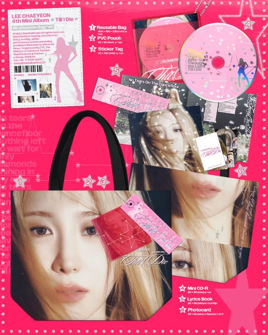 LEE CHAEYEON 4th Mini Album - Till I Die (MD (Reusable Bag) Ver.)