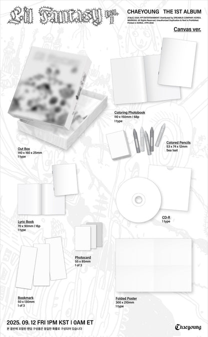 CHAEYOUNG (TWICE) – The 1st Album [LIL FANTASY vol.1] (Canvas Ver.)