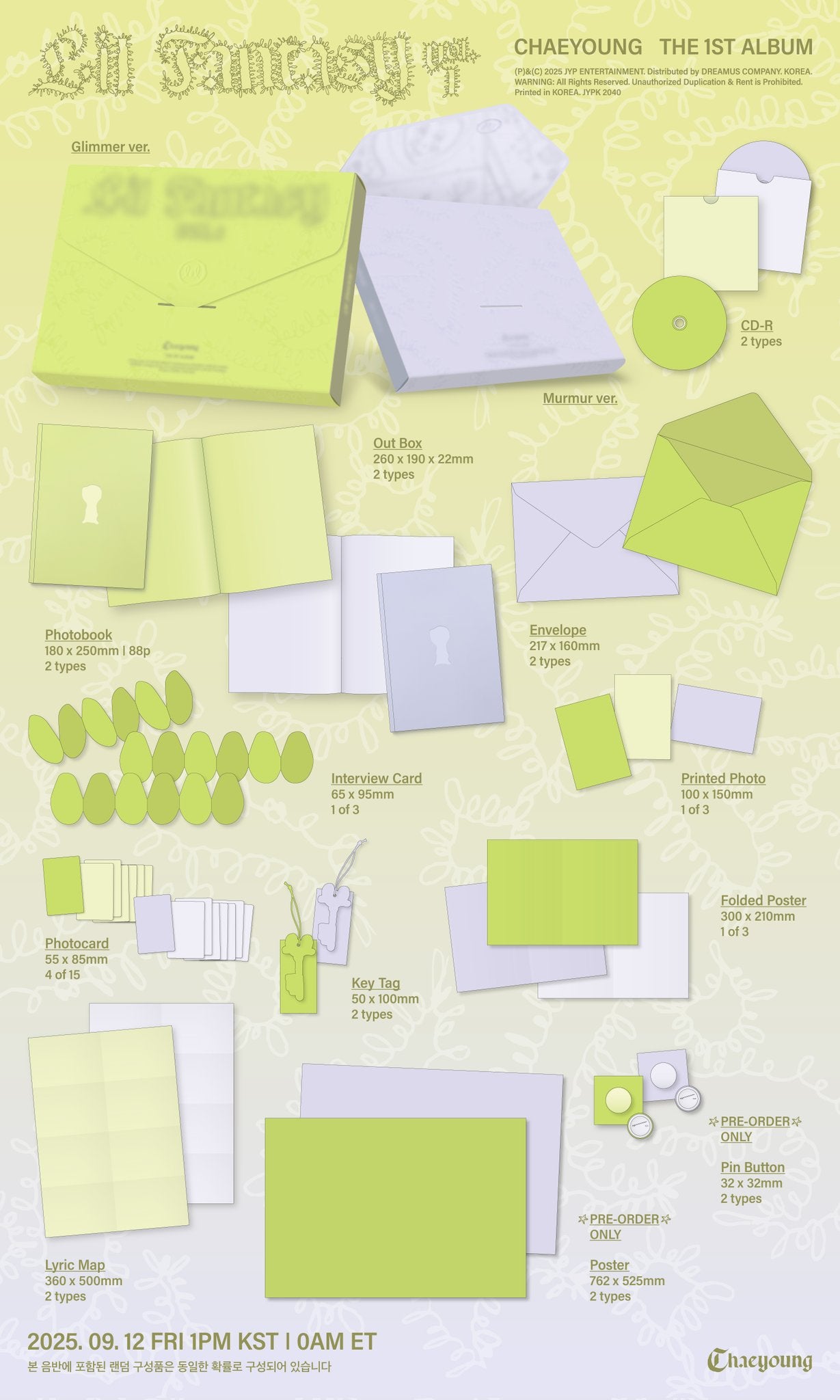 CHAEYOUNG (TWICE) – The 1st Album [LIL FANTASY vol.1] (Random)