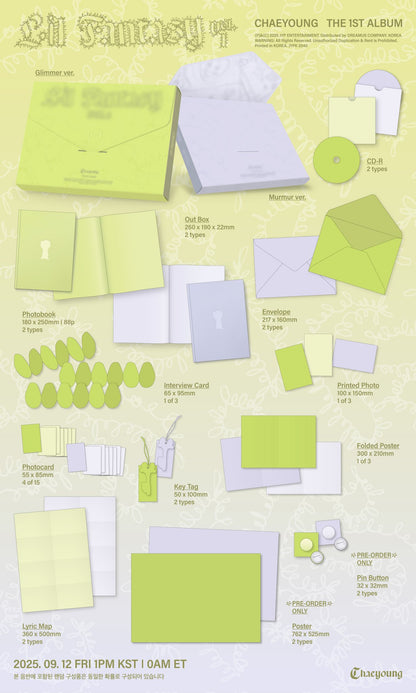 CHAEYOUNG (TWICE) – The 1st Album [LIL FANTASY vol.1] (Random)