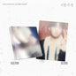 Two album covers with a blurred effect on a light background