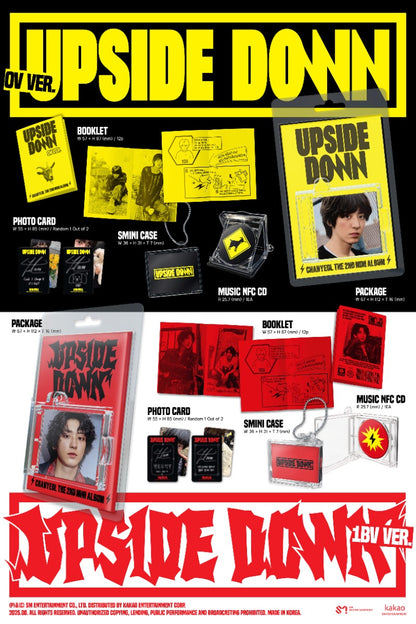 CHANYEOL (EXO) The 2nd Mini Album – Upside Down (SMini Ver.) (Random)