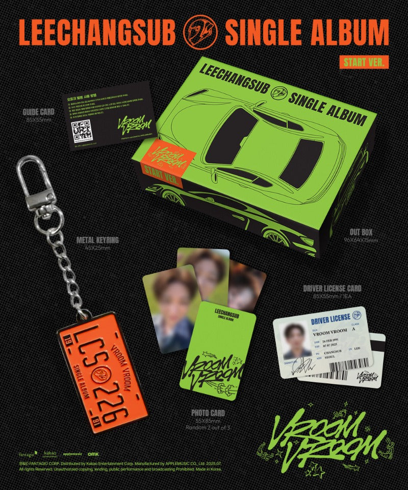 LEE CHANGSUB Single Album – VROOM VROOM (META) (Random)
