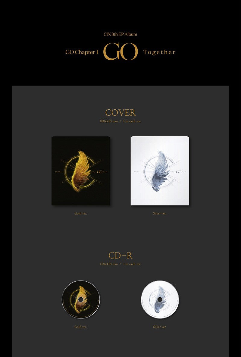 CIX 8th EP Album - GO Chapter 1 : GO Together (Random)