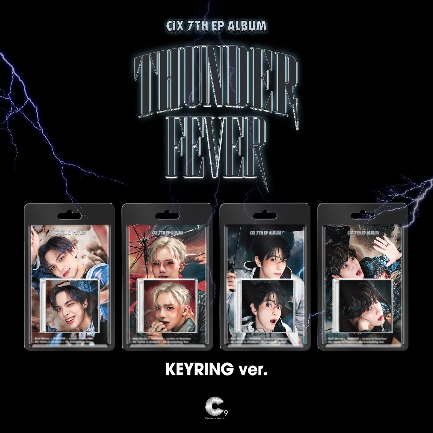 CIX 7th EP Album – THUNDER FEVER (Keyring Album) (Random)