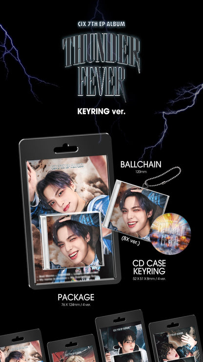 CIX 7th EP Album – THUNDER FEVER (Keyring Album) (Random)