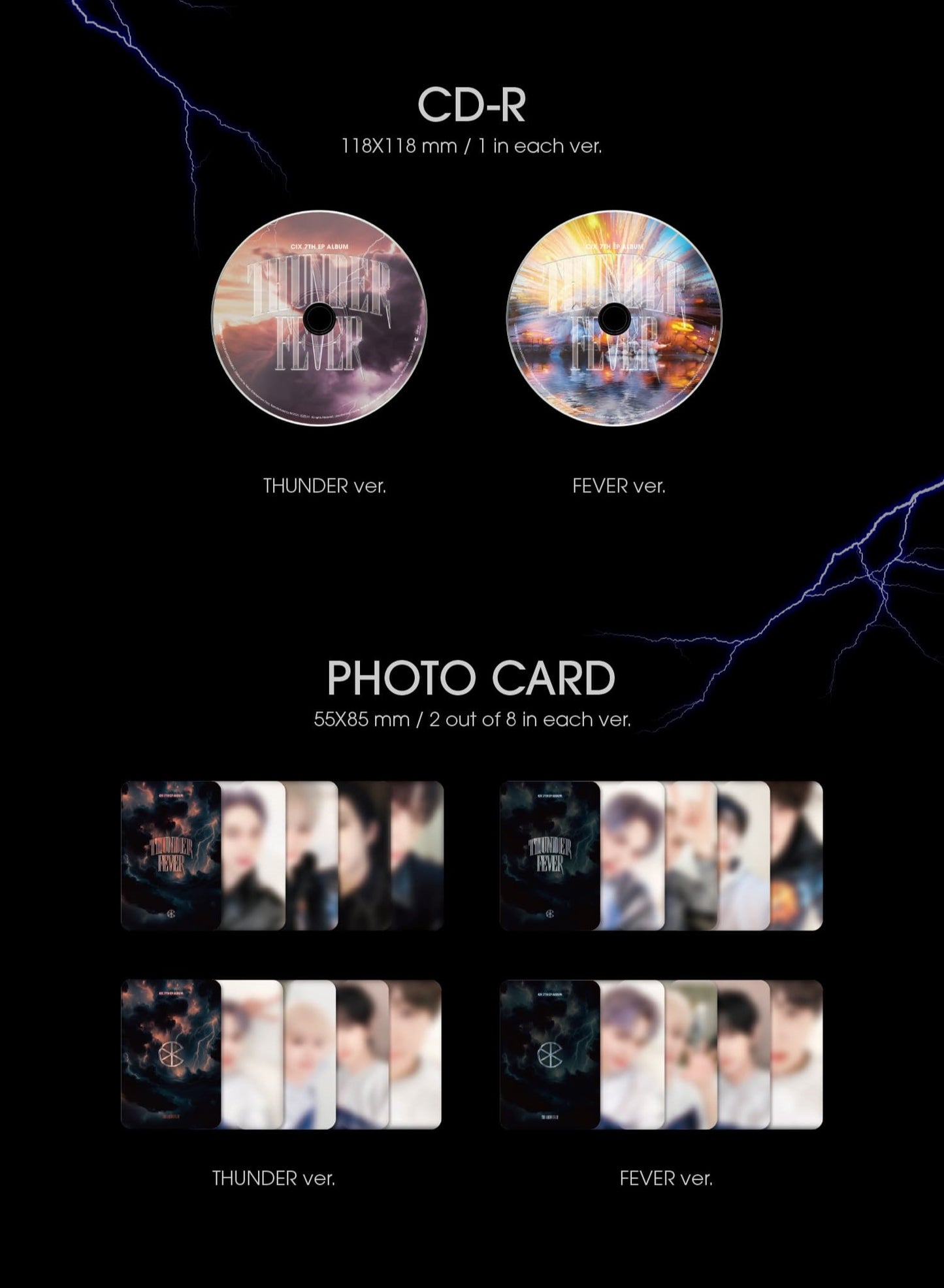 CIX 7th EP Album – THUNDER FEVER (Random)