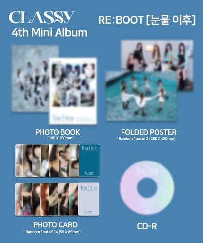 PRE-ORDER: CLASSy 4th Mini Album - RE:BOOT [눈물 이후]