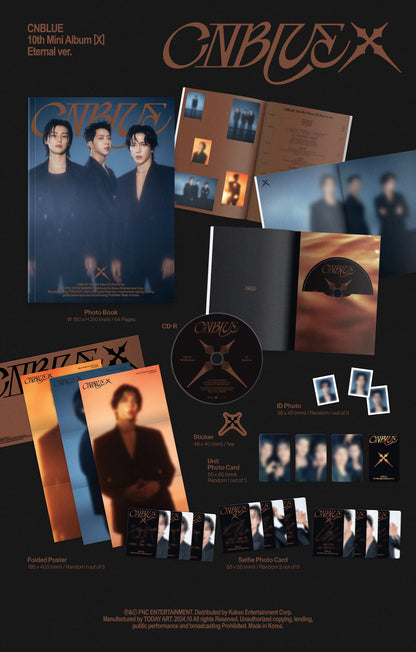 CNBLUE 10th Mini Album – X (Random)