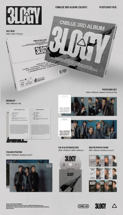 CNBLUE 3rd Album - 3LOGY (Postcard Ver.)