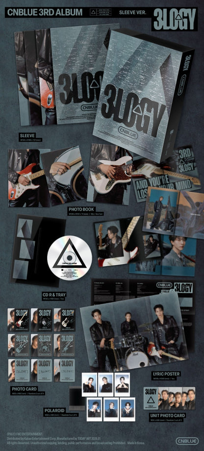 CNBLUE 3rd Album - 3LOGY (Sleeve Ver.)