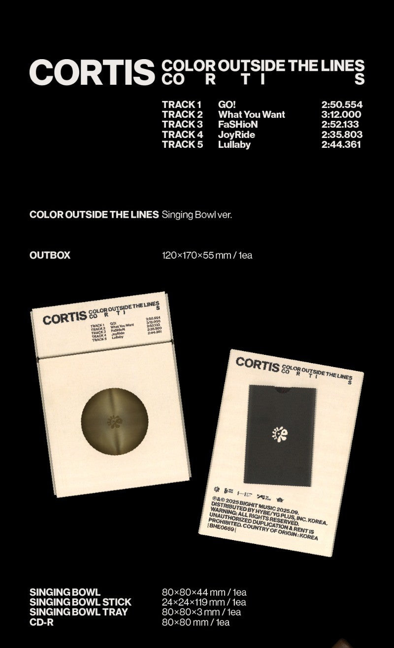 CORTIS – The 1st EP [COLOR OUTSIDE THE LINES] (Singing Bowl Ver.)