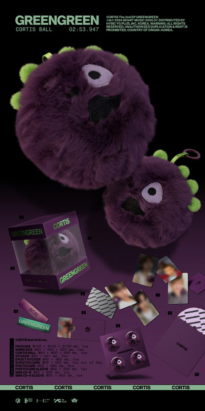 PRE-ORDER: CORTIS The 2nd EP - GREENGREEN (CORTIS Ball Ver.) (Random)
