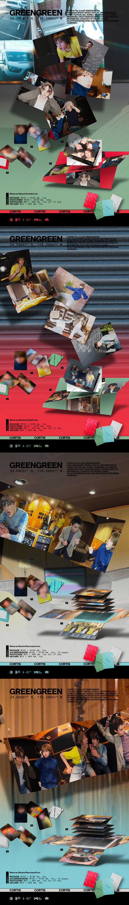 CORTIS The 2nd EP Album - GREENGREEN (Weverse Albums Ver.) (Random)