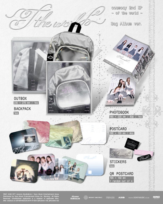 cosmosy 2nd EP Album - ‘~ of the world ~’ (Bag Album) (First Press Limited)