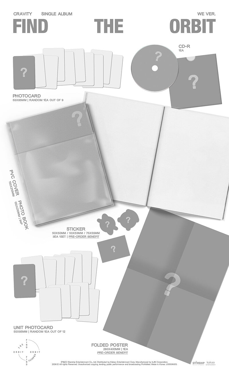 CRAVITY Single Album – FIND THE ORBIT (WE Ver.)