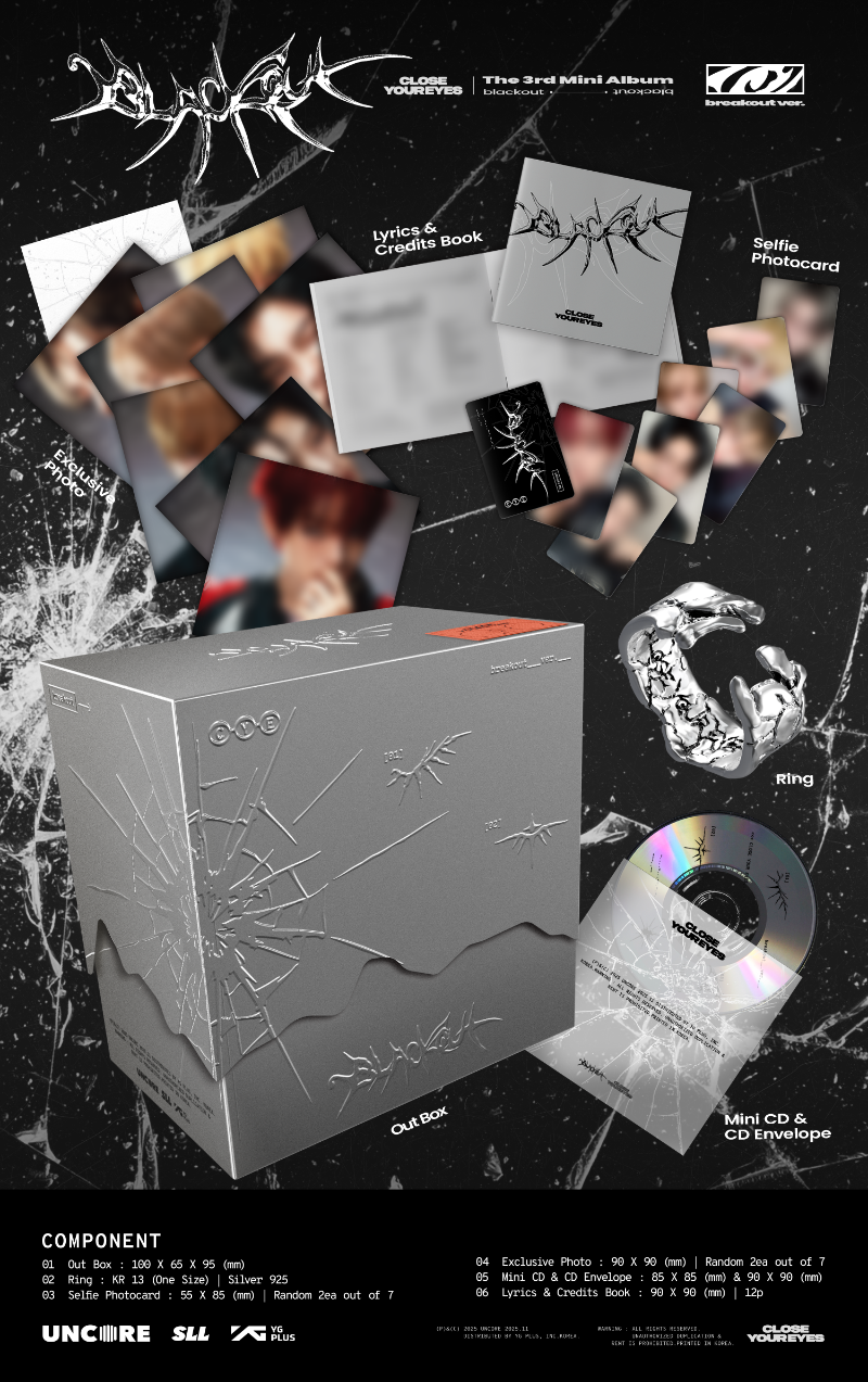 CLOSE YOUR EYES The 3rd Mini Album - blackout (breakout Ver.)