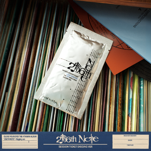 PRE-ORDER: CLOSE YOUR EYES The 4th Mini Album - 256th Note (Digging Ver.)