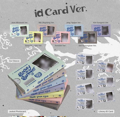 CLOSE YOUR EYES The 2nd Mini Album – Snowy Summer (ID Card Ver.) (POCA Album) (Random)