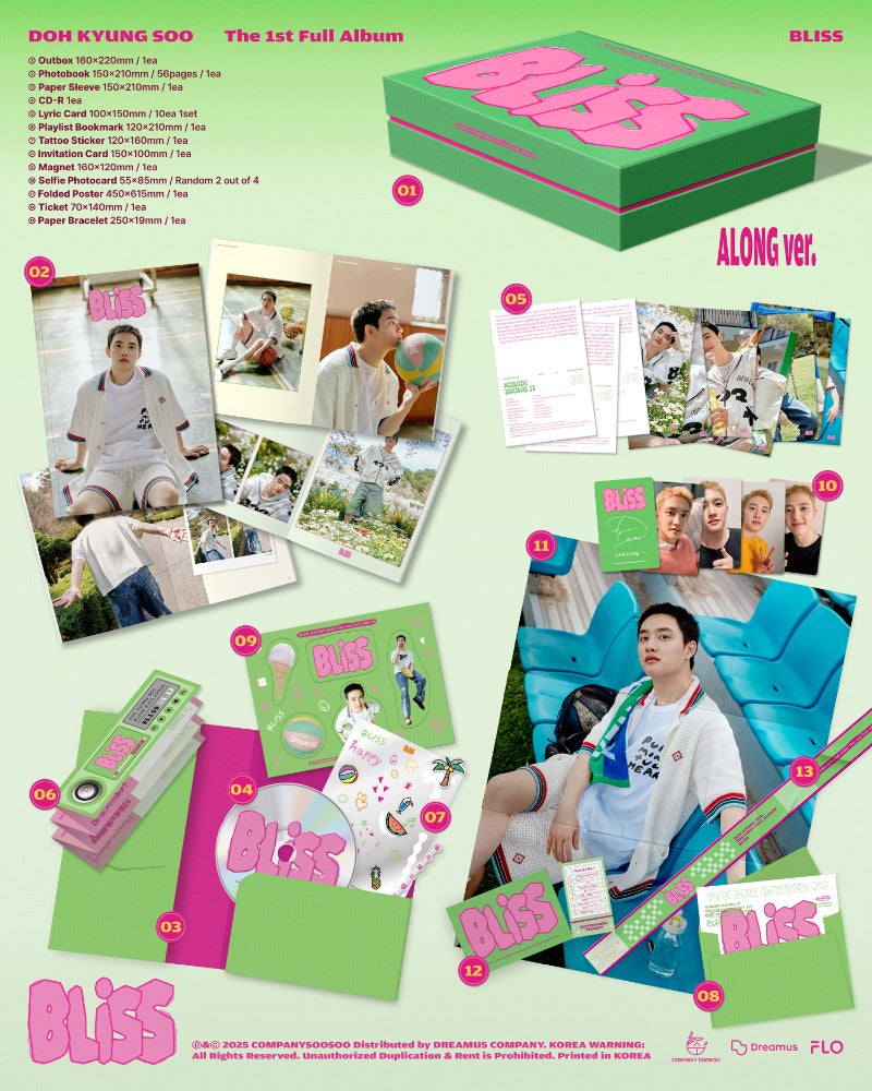 DOH KYUNGSOO The 1st Full Album – BLISS (Random)