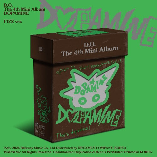 PRE-ORDER: D.O The 4th Mini Album - DOPAMINE (Random Ver.)