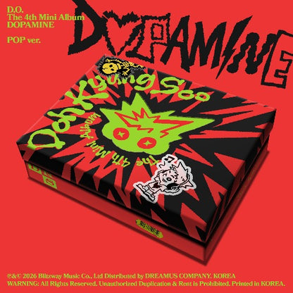 PRE-ORDER: D.O The 4th Mini Album - DOPAMINE (Random Ver.)