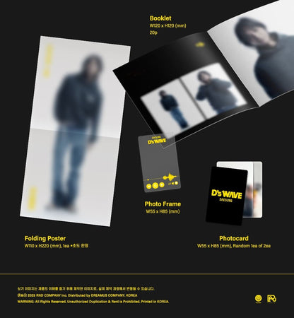 DAESUNG 1st Mini Album – D’s WAVE (Black Ver.)