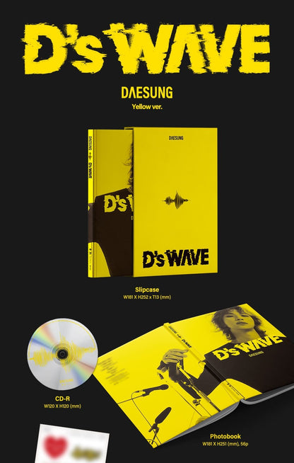 DAESUNG 1st Mini Album – D’s WAVE (Yellow Ver.)