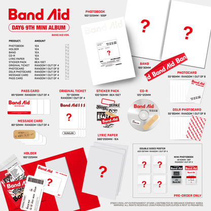 DAY6 9th Mini Album – Band Aid (Random)